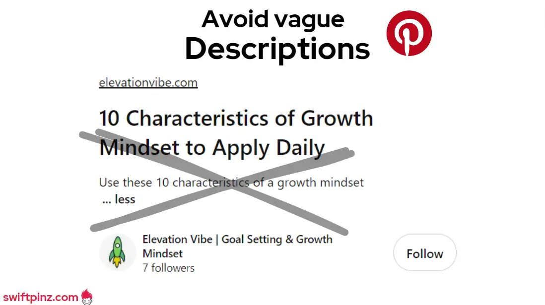 pinterest pin description examples